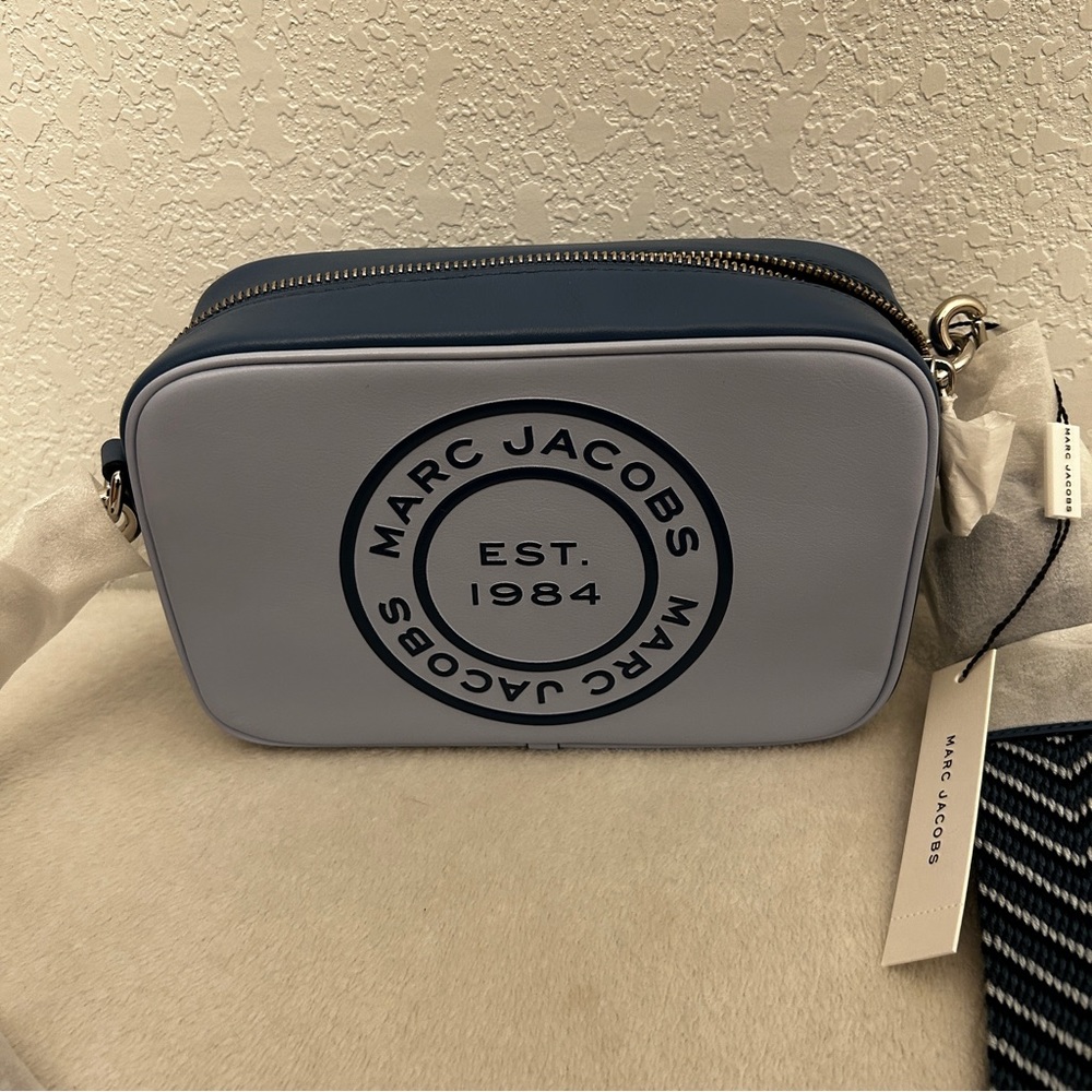 Marc Jacobs Signet Flash Blue Camera Bag